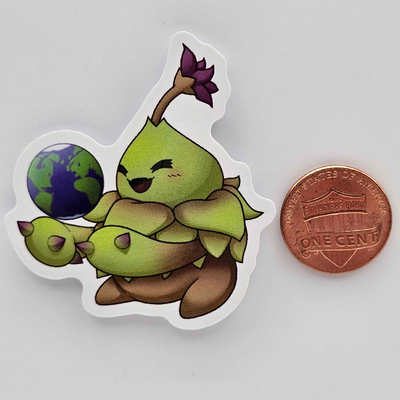 BEB '25 Sticker: Buddy Watches the World