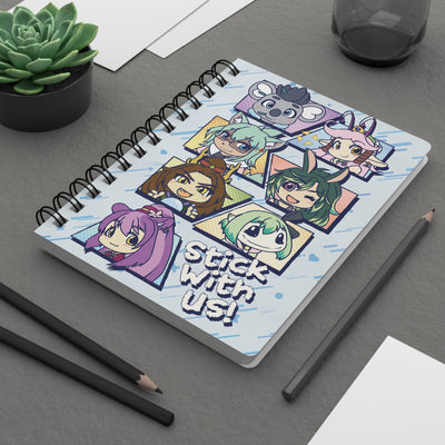 "Stick with us!" Reusable Sticker Book