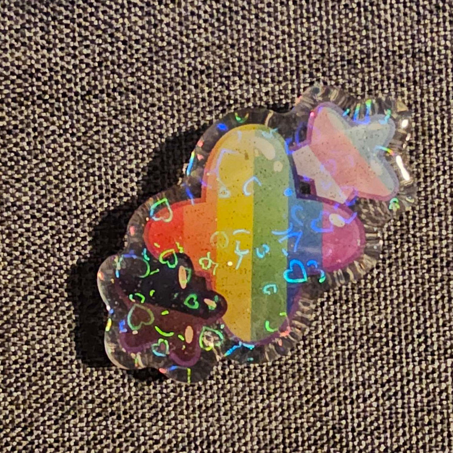 PositiVT Pride Acrylic Pin (1.5")