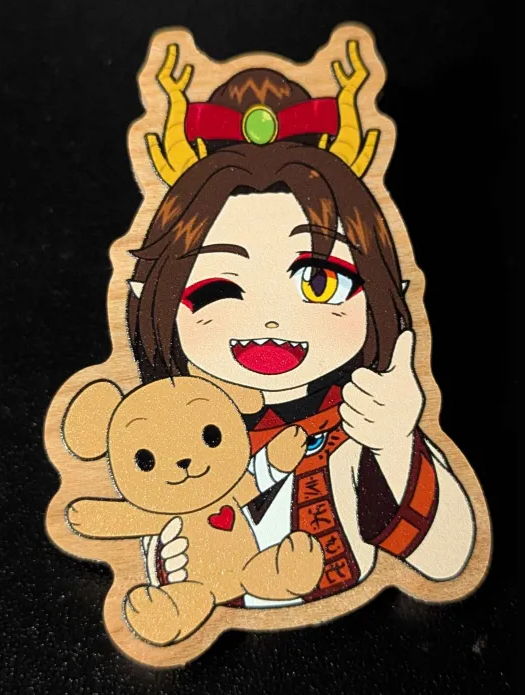 Ryu Wooden Badge