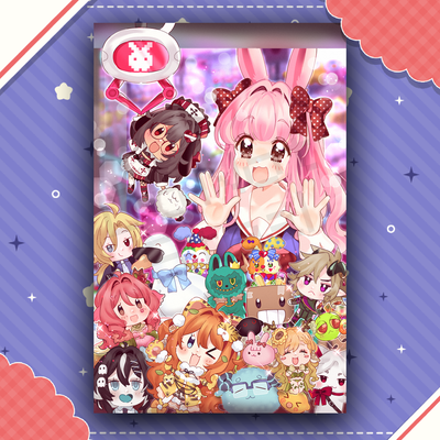 Arcade Rabbit Art Print